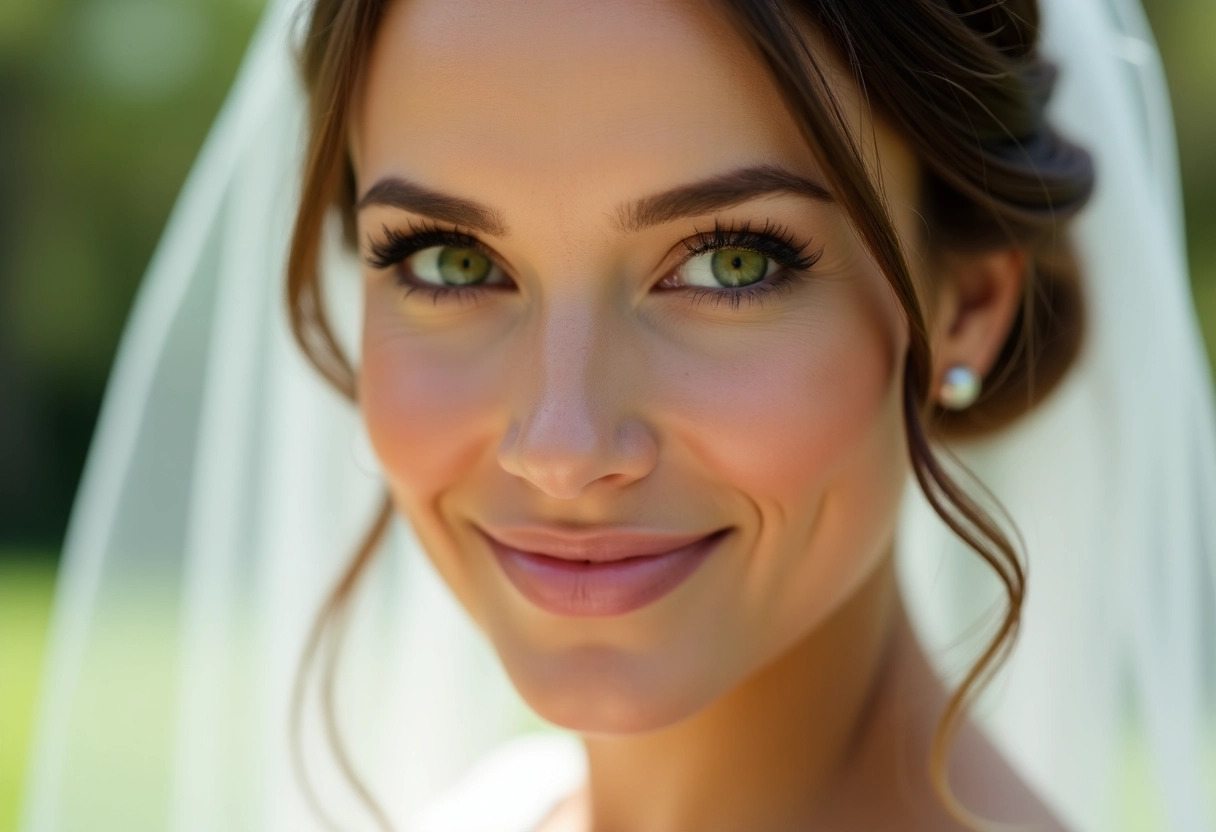 maquillage mariée yeux verts : techniques pour un éclat envoûtant -  maquillage mariage  et  yeux verts