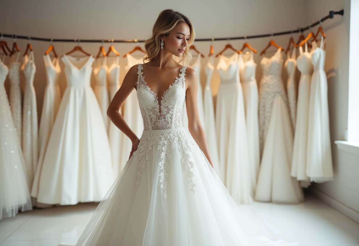 robe de mariée blanche luxe