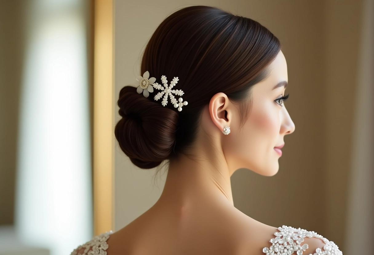 chignon mariage